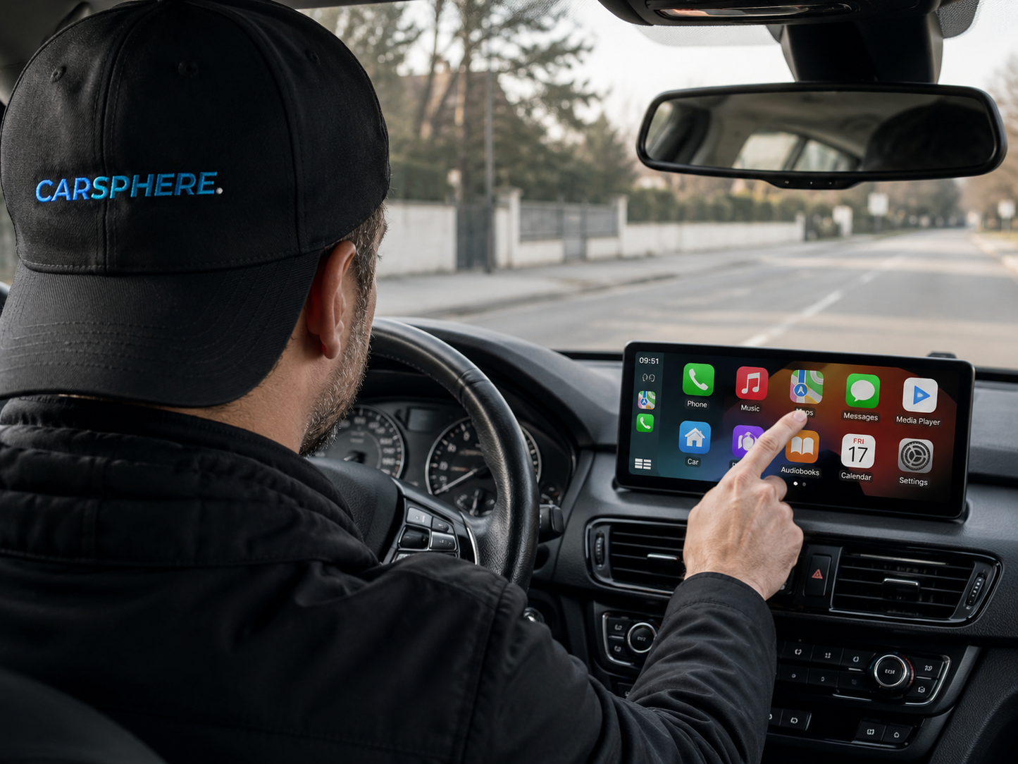 Écran Universel Auto Compatible avec Apple CarPlay® et Android Auto™